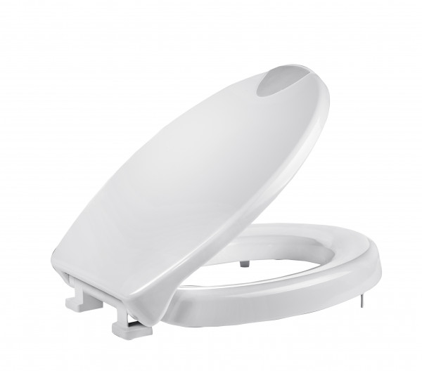 WC - Sitz " KOMPAKT SENATOR " mit Deckel weiß
